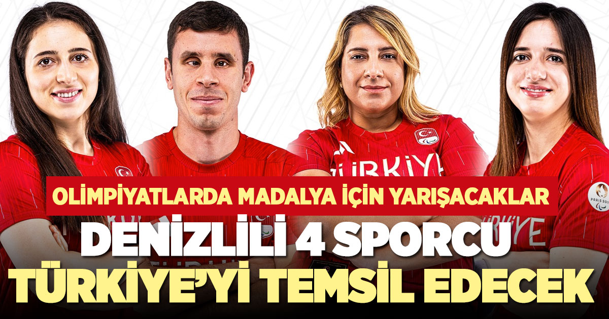 Denizlili 4 sporcu Türkiye'yi temsil edecek