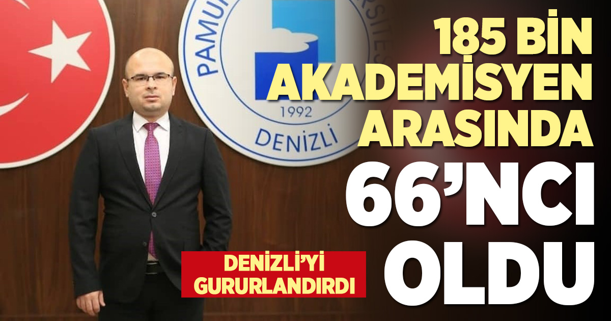 Prof. Dr. Atar, Türkiye’nin en iyi 100 bilim insanı arasında yer aldı