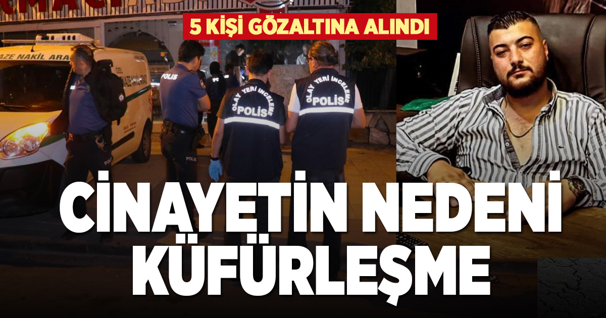 Sosyal medyada başlayan küfürleşme cinayetinde 5 gözaltı