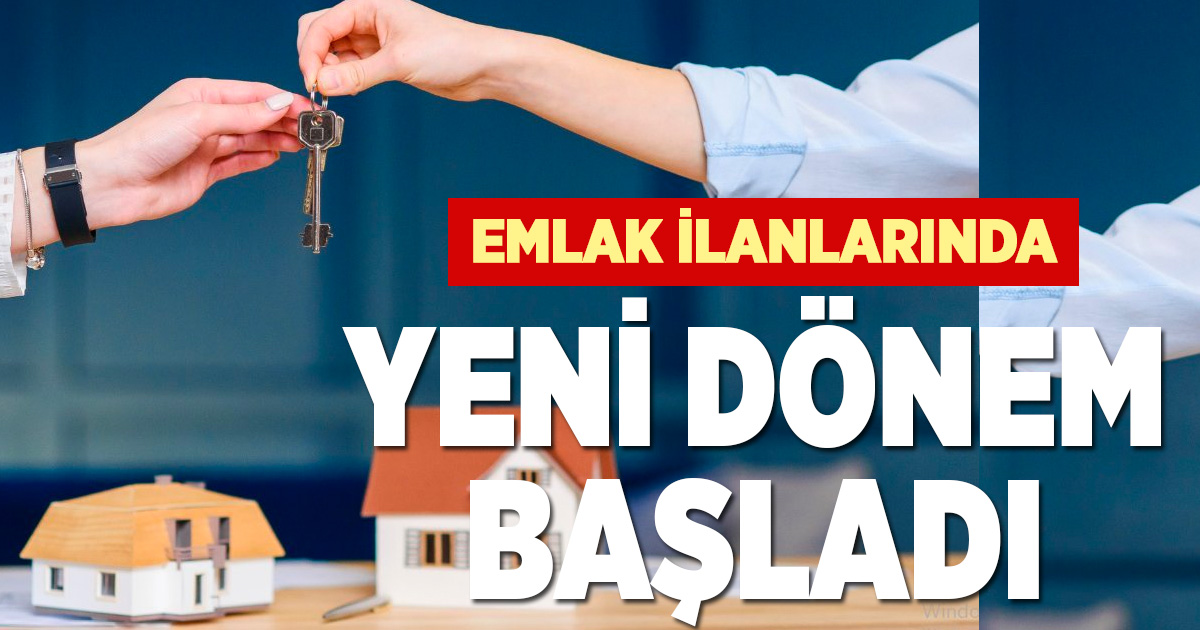 EMLAK SEKTÖRÜNDE YENİ DÖNEM BAŞLADI