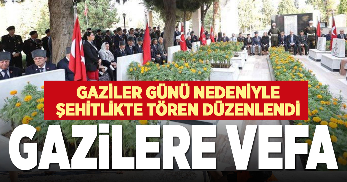 Denizli'de Gaziler Günü törenlerle kutlandı