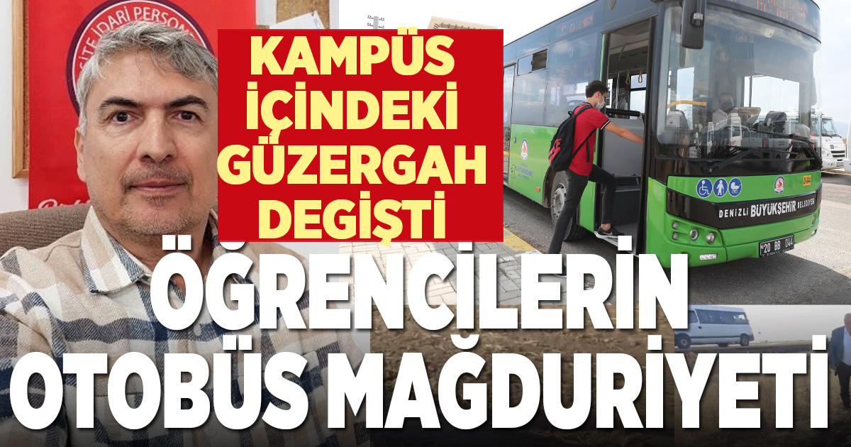 Büyükşehir otobüslerinin PAÜ kampüsü içindeki güzergahı değişti: Mağduriyetler oluştu