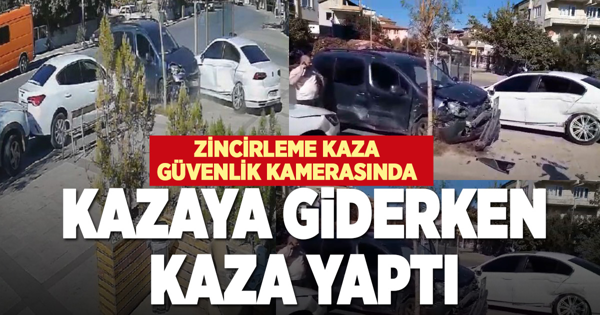 Kaza yapan kardeşine giderken zincirleme kazaya neden oldu