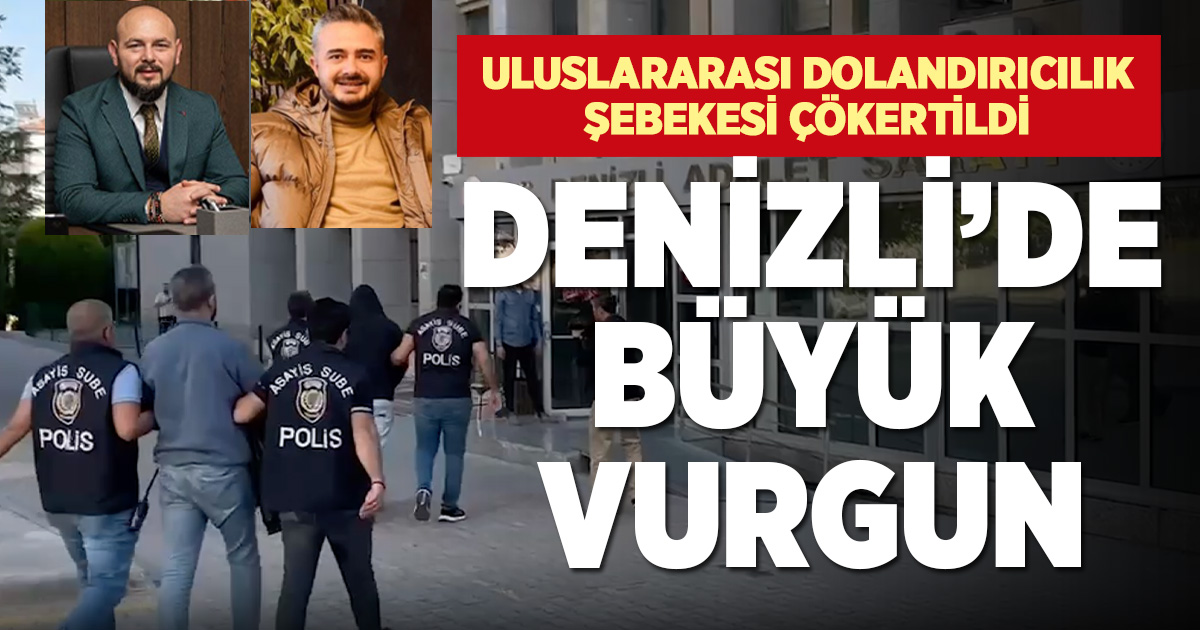 Denizli’de dolandırıcılık operasyonunda 2 kişi tutuklandı