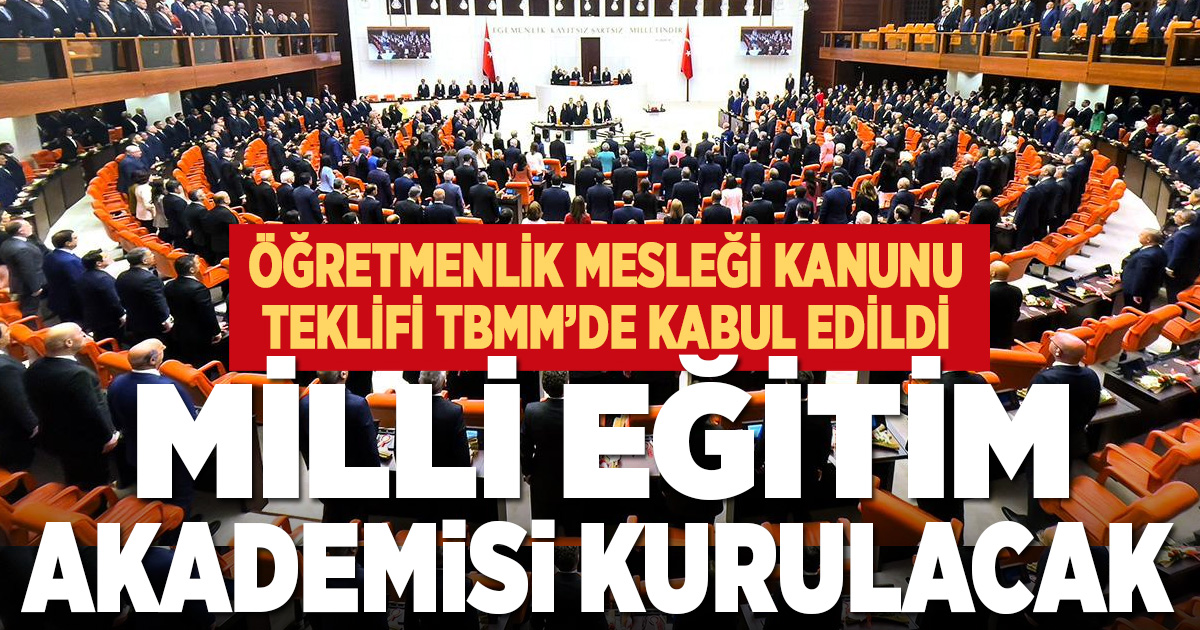 MİLLİ EĞİTİM AKADEMİSİ KURULACAK