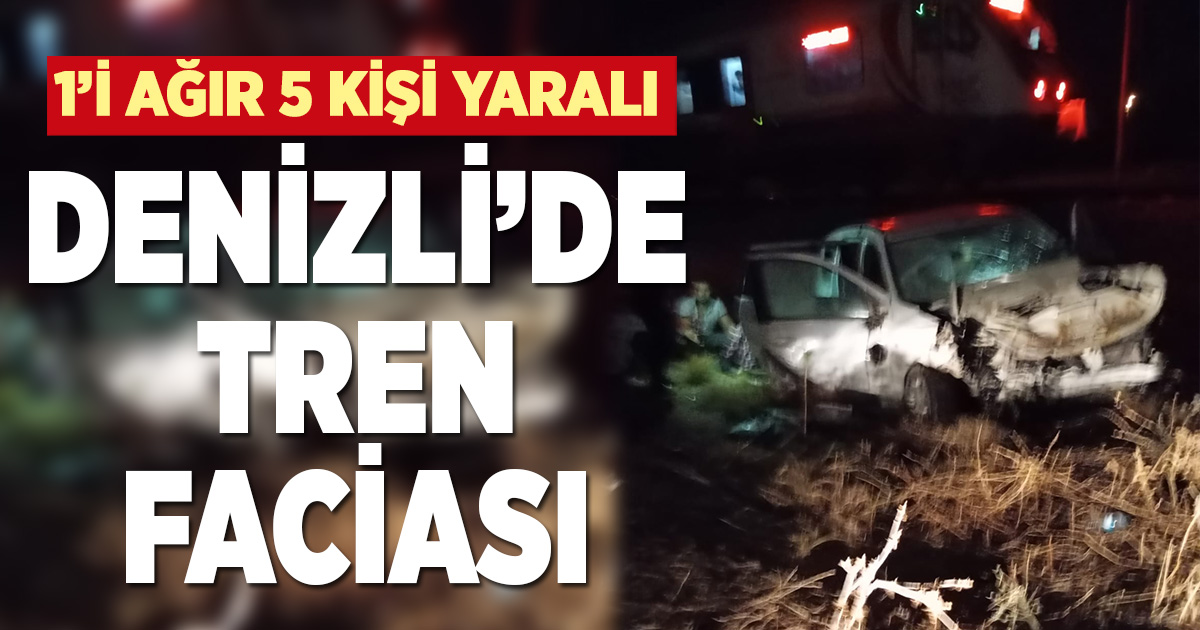 Tren işçi servisiyle çarpıştı: 5 yaralı