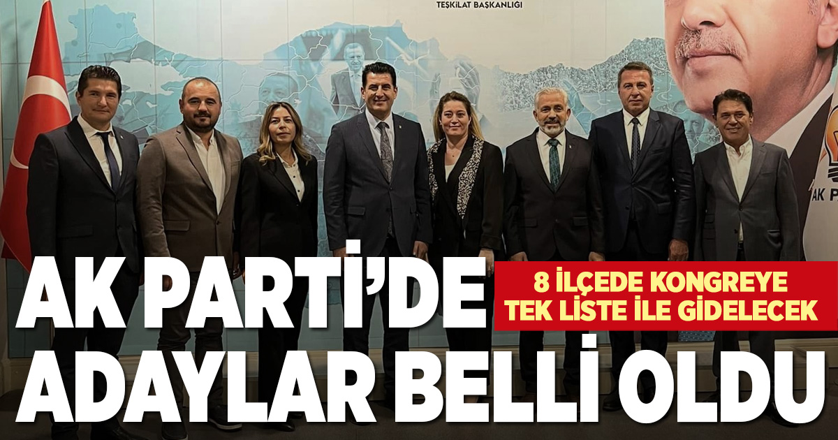 Ak Parti’de 8 ilçenin adayı belirlendi