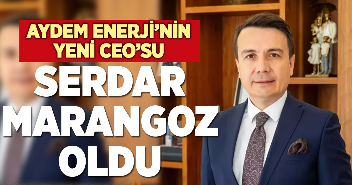 Aydem Enerji'nin yeni CEO'su Serdar Marangoz oldu