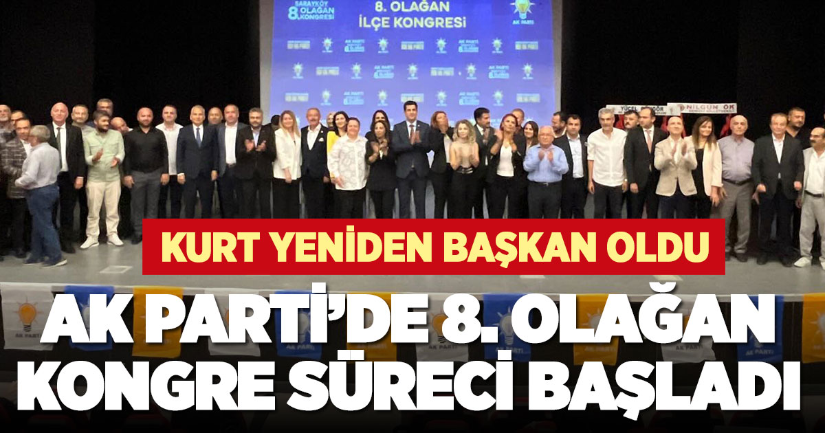 AK Parti’de 8. Olağan kongre süreci başladı