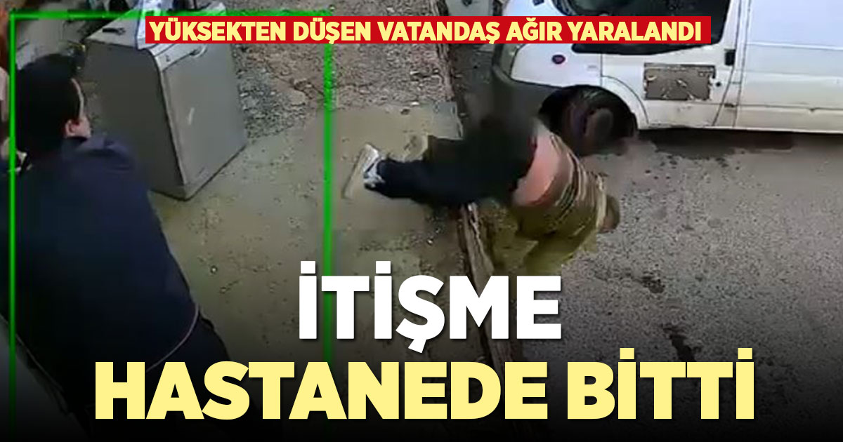 İki arkadaşın tartışması hastanede bitti
