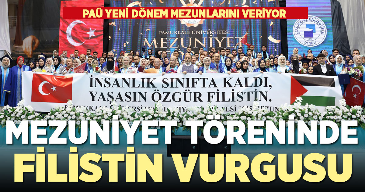 PAÜ’de mezuniyet heyecanı başladı