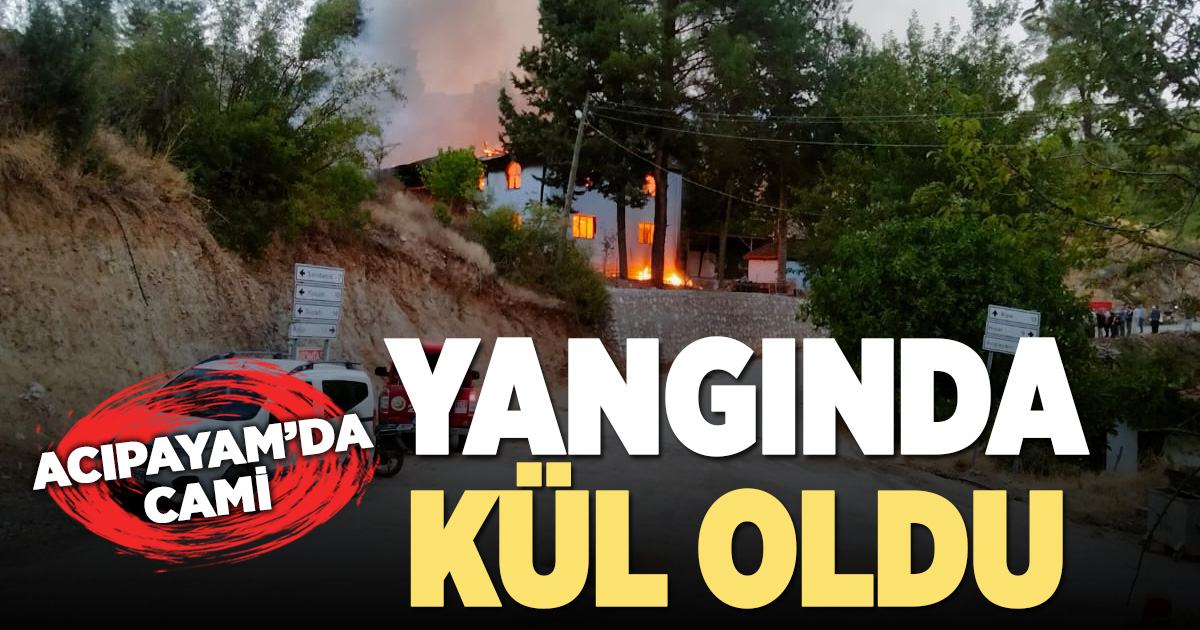 Denizli’de camide yangın! Kullanılamaz hale geldi