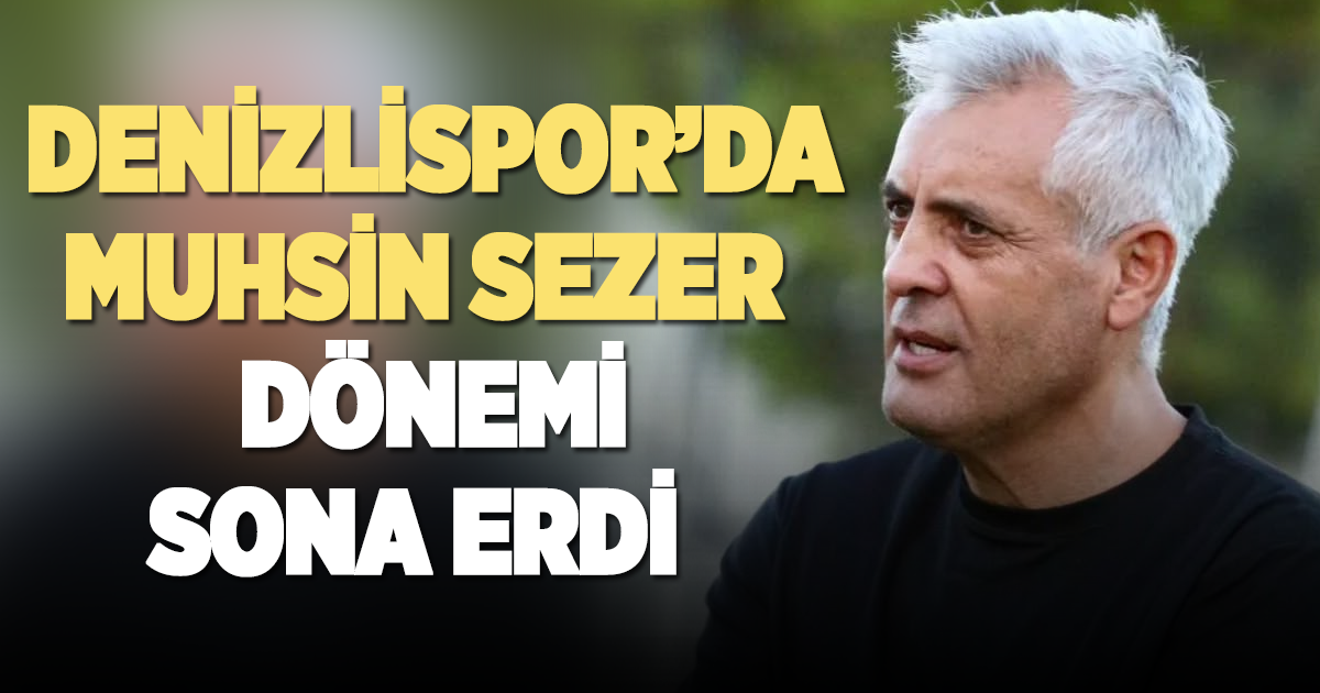 Denizlispor’da teknik direktör değişikliği