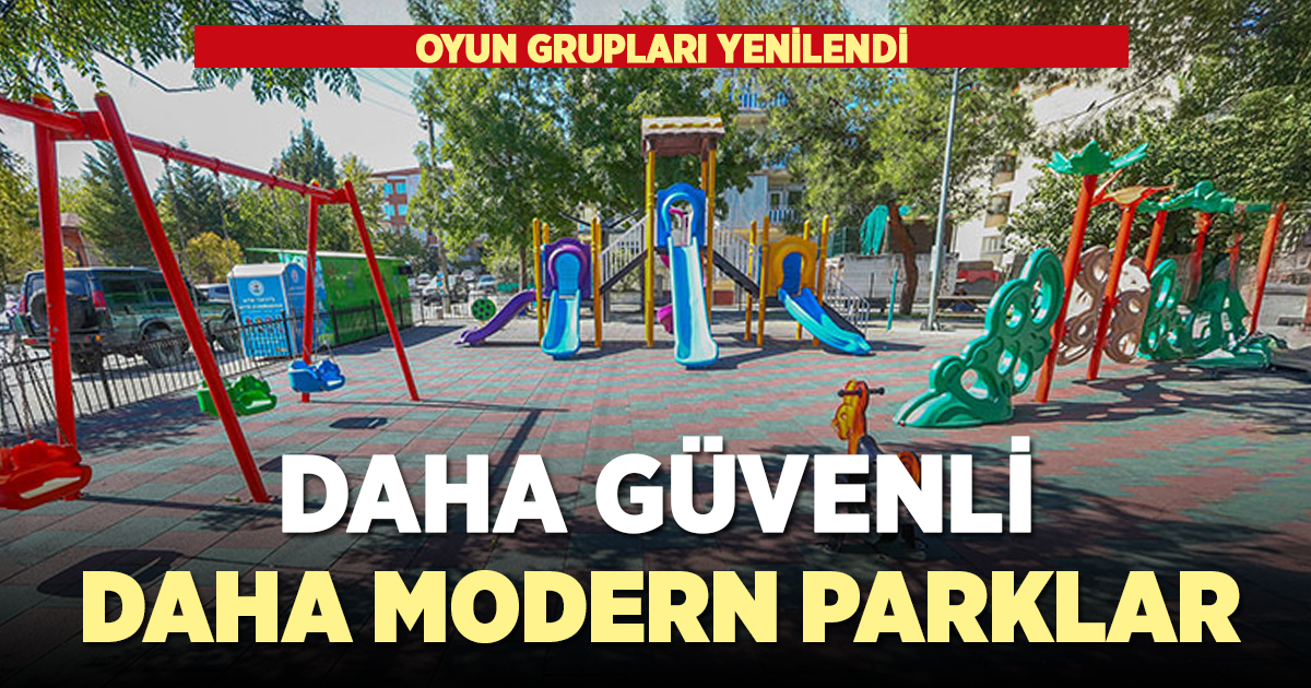 PAMUKKALE BELEDİYESİ PARKLARDA YENİLEME ÇALIŞMASI BAŞLATTI