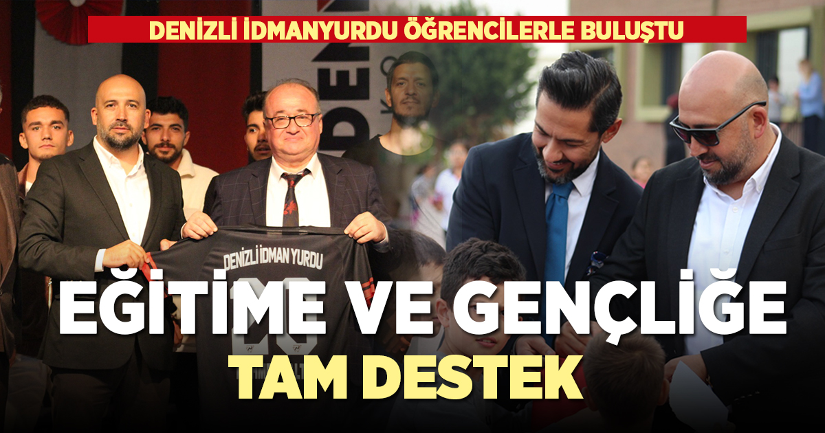 DENİZLİ İDMANYURDU’NDAN ÖZEL DENİZLİ KOLEJİ’NE ANLAMLI ZİYARET
