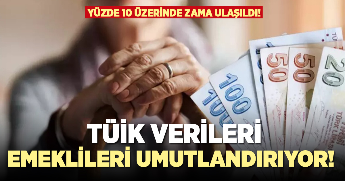 TÜİK'ten emeklileri umutlandıran oranlar!
