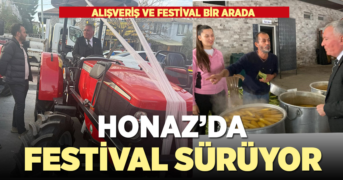 Honaz ekonomisi Tarım ve Alışveriş Festivaliyle canlandı