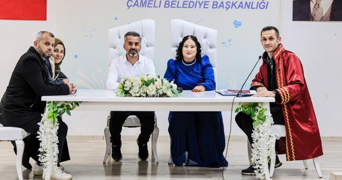 Çameli’de 2025 yılının son nikâhı kıyıldı