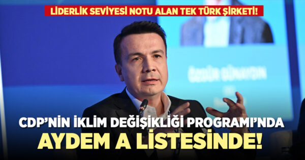 CDP’nin iklim değişikliği mücadelesinde Aydem A listesinde!