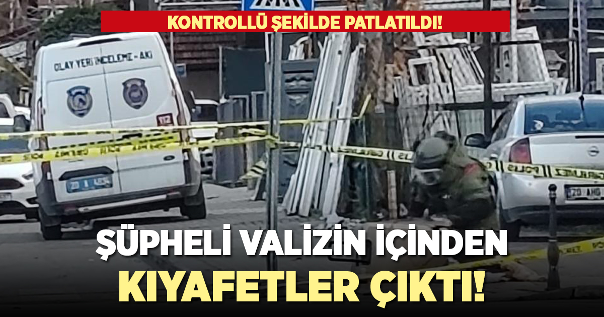 Şüpheli valizin içinden çıkanlar herkesi şaşırttı!