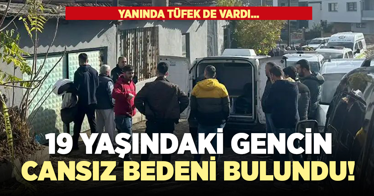 19 yaşındaki gencin cansız bedeni odunlukta bulundu!