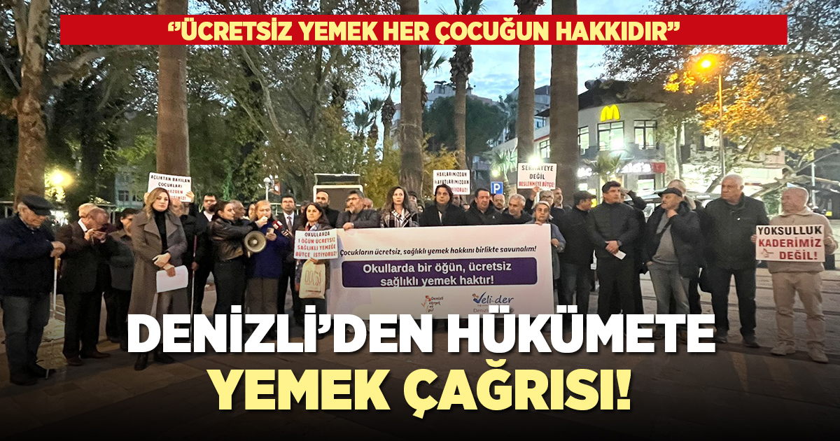 Denizli'den hükümete çağrı!