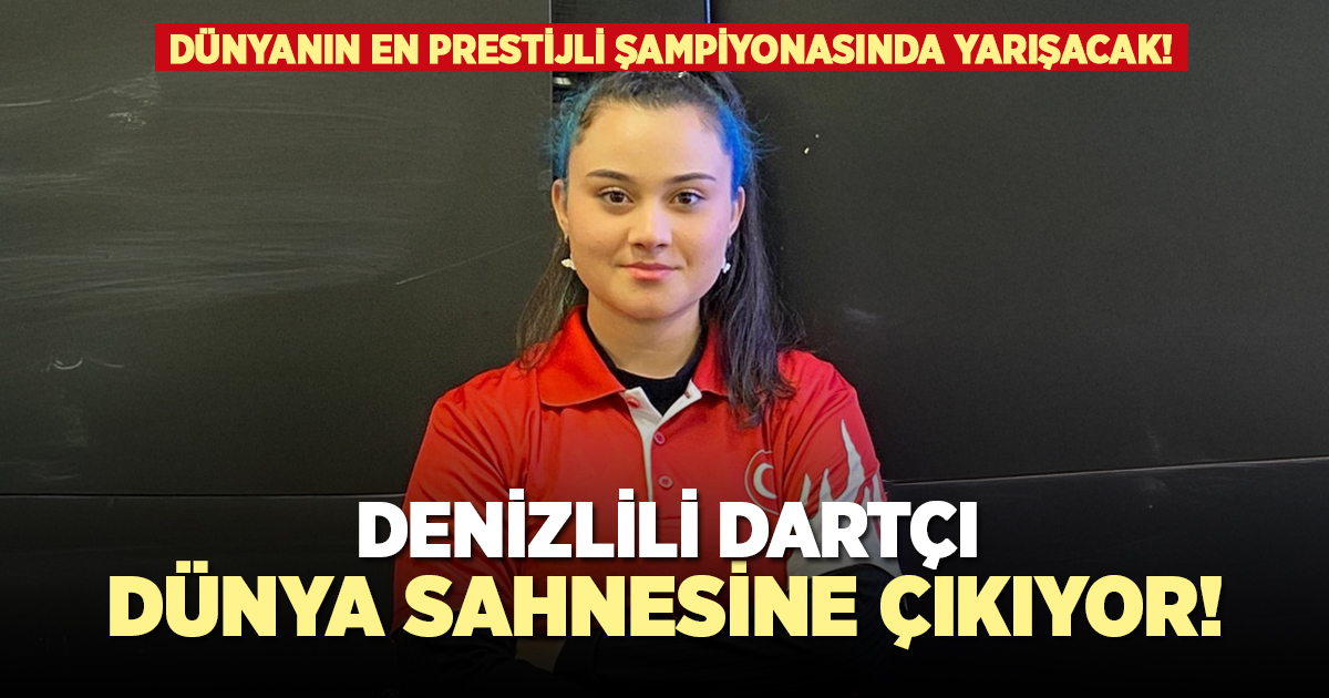 Denizlili dartçı dünya şampiyonasında!