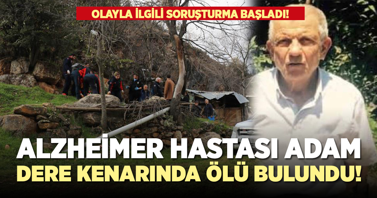 Kayıp yaşlı adamın cesedine ulaşıldı!