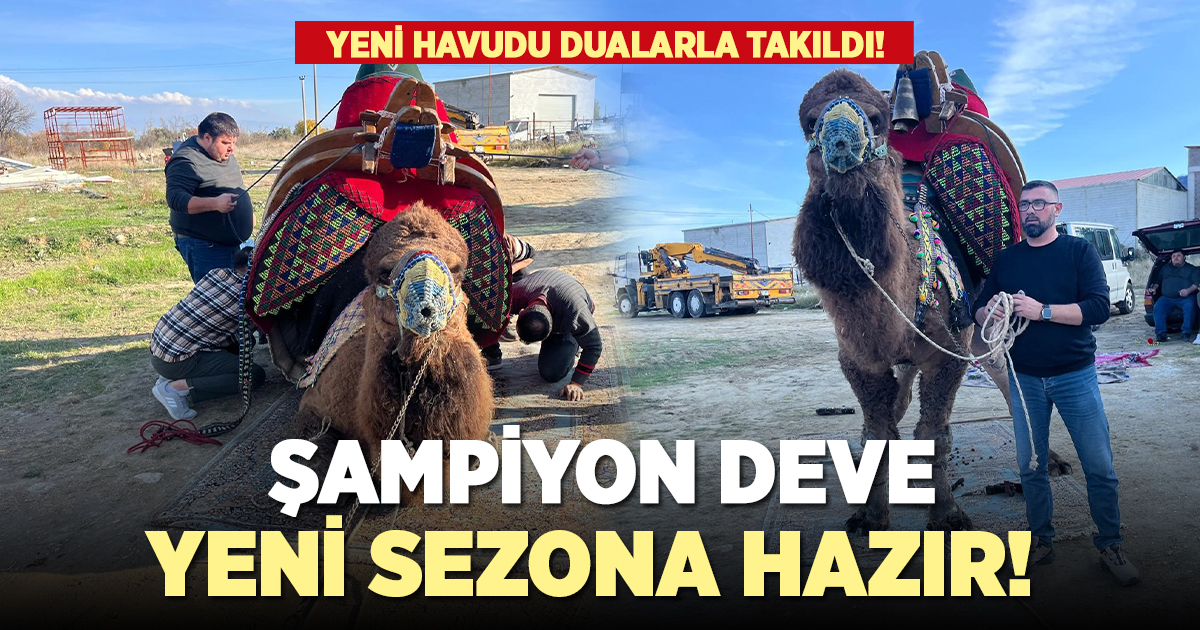 Şampiyon devenin havudu dualarla takıldı!