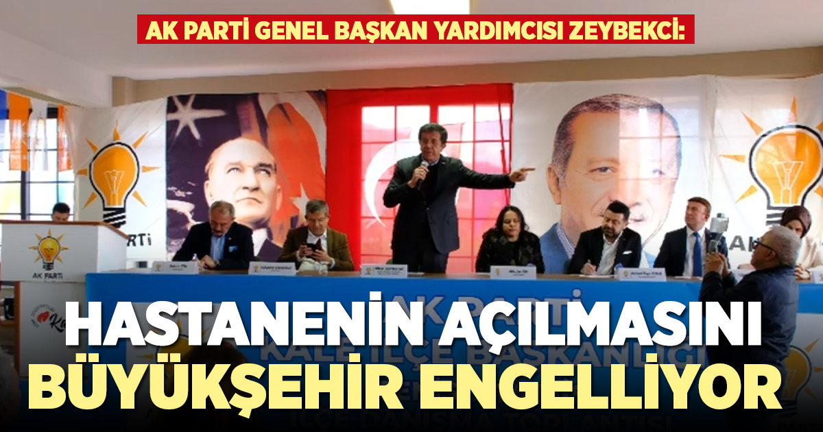 Nihat Zeybekci'den şehir hastanesine büyükşehir engeli açıklaması!