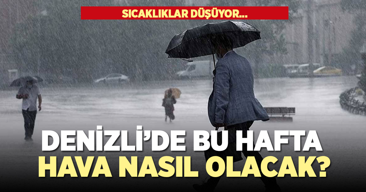 Denizli’de bu hafta havalar nasıl olacak?