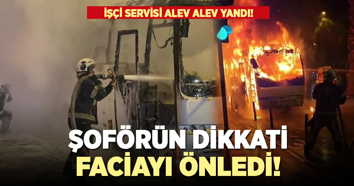 Şoförün dikkati faciayı önledi!