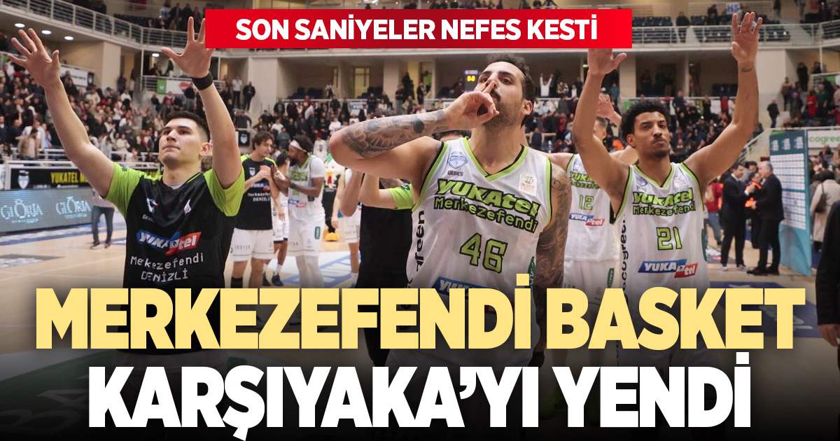 Merkezefendi Basket’ten hayati zafer