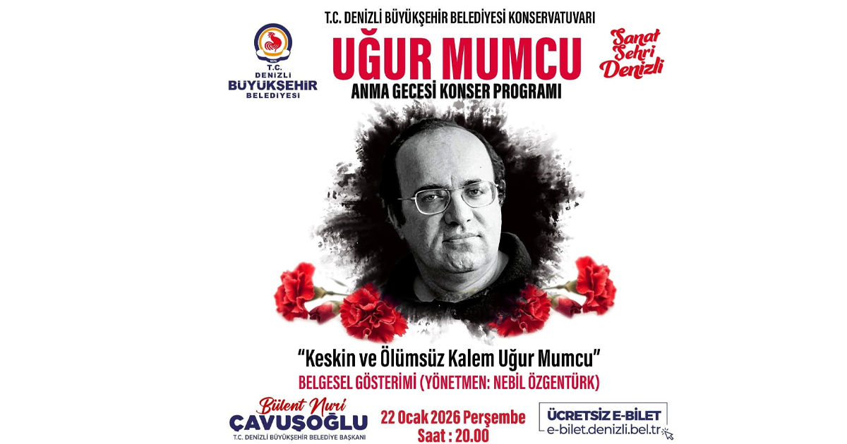 Uğur Mumcu’yu anma gecesi