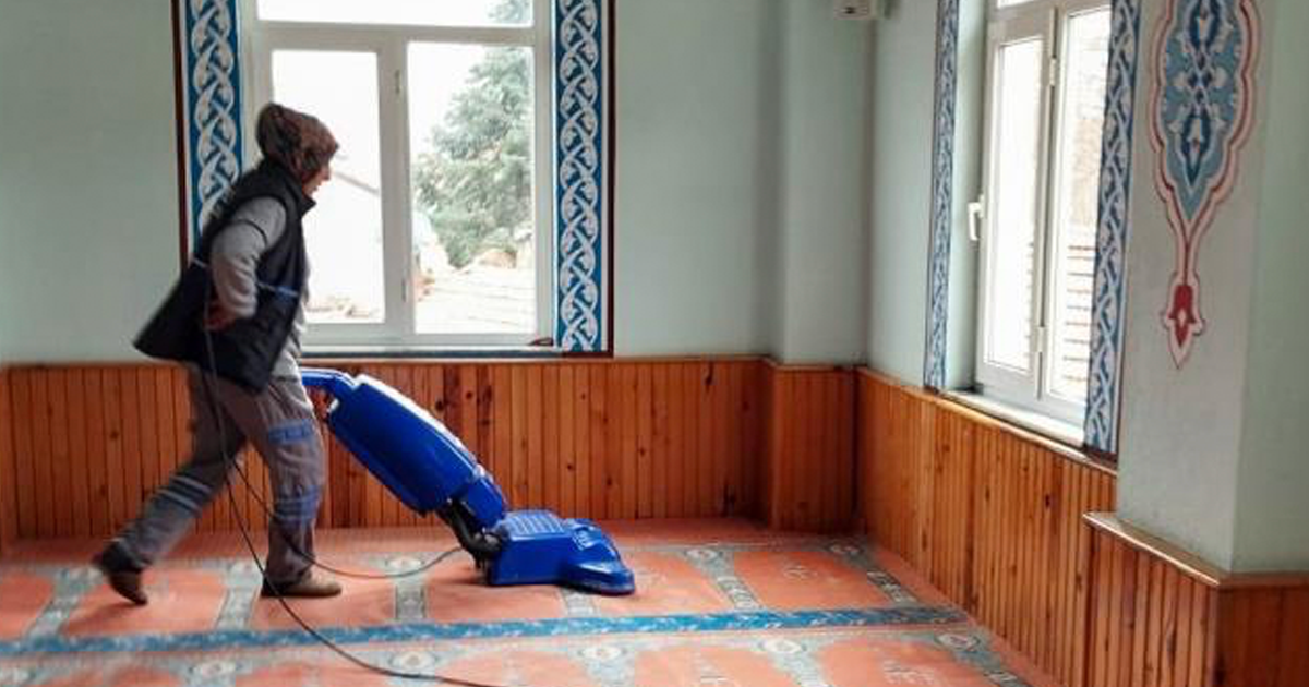 Çameli’nde camiler Ramazan ayına hazırlanıyor 