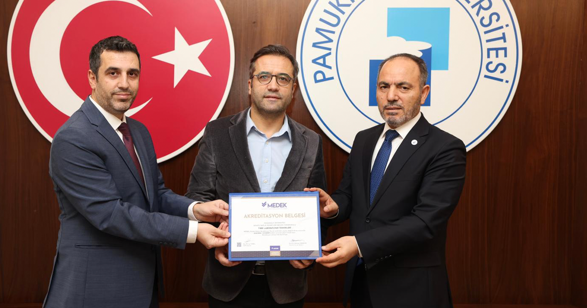 PAÜ’de MEDEK Akreditasyon Belgeleri Takdim Edildi
