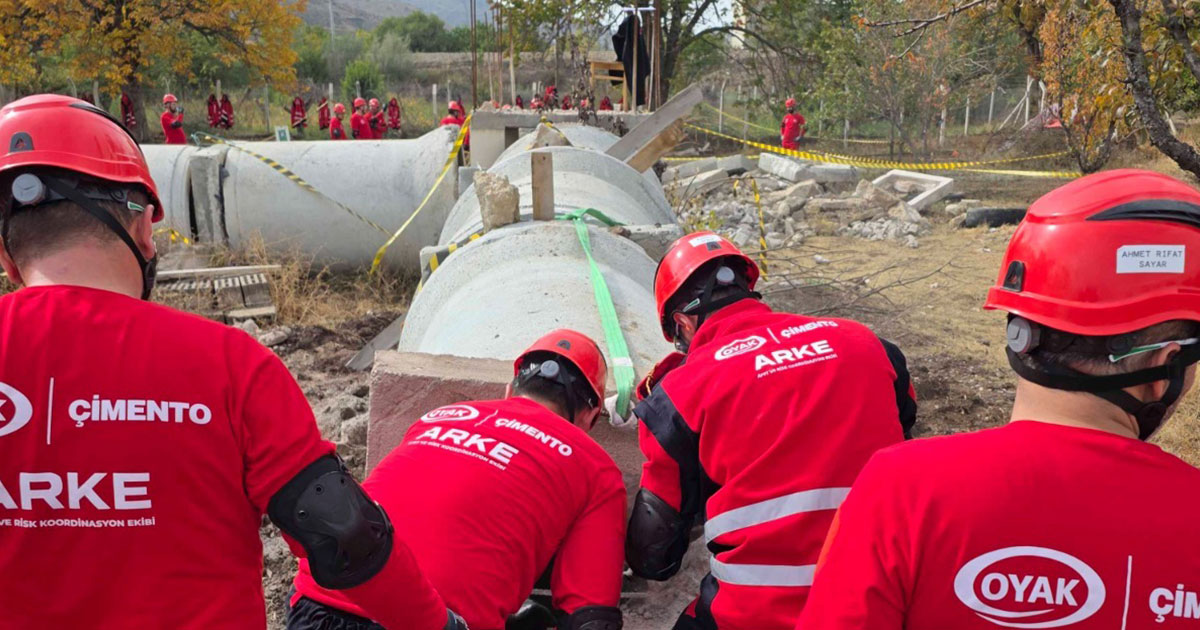 OYAK Çimento arama ve kurtarma ekibi kurdu