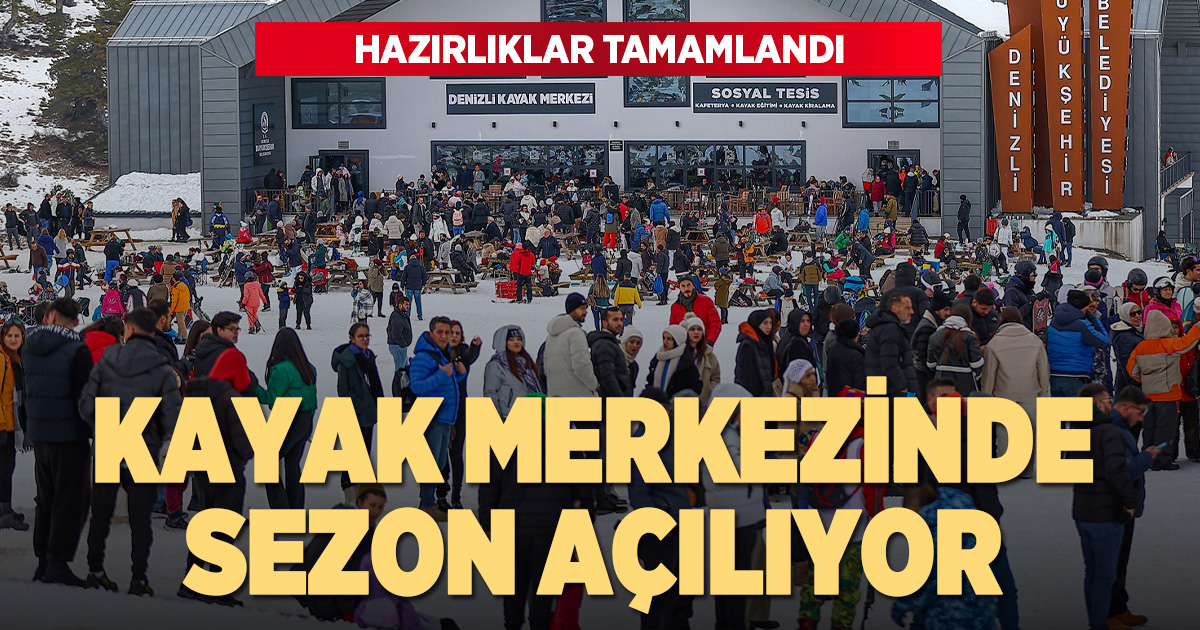 Denizli Kayak Merkezi yarın sezona başlıyor