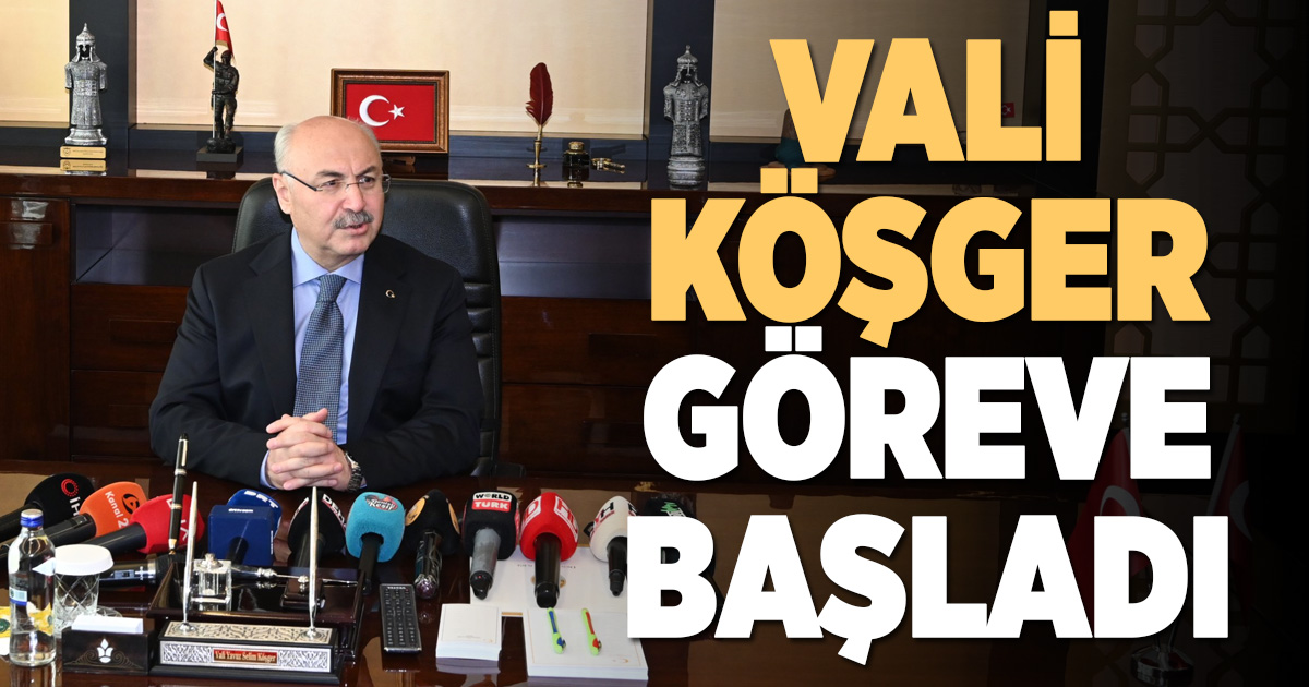 Denizli Valisi Yavuz Selim Köşger görevine başladı