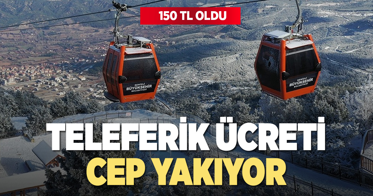 Denizli Teleferik’te yeni tarife tartışma yarattı