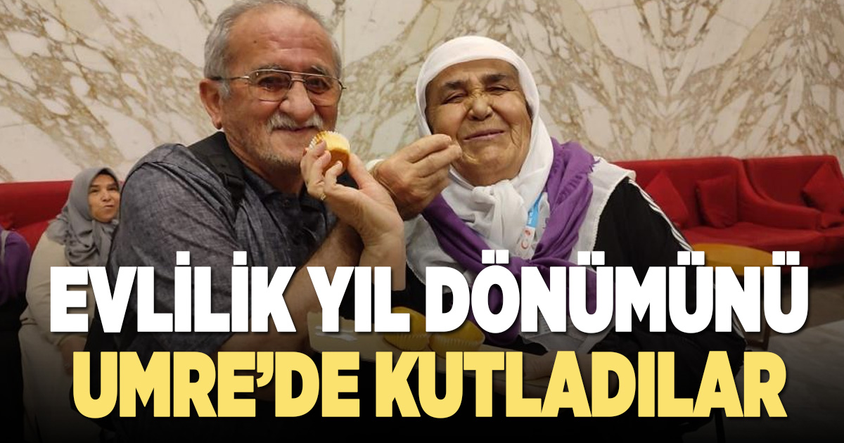 Kalbi sağ tarafta olan umreci 49. evlilik yıl dönümünü Mekke'de kutladı