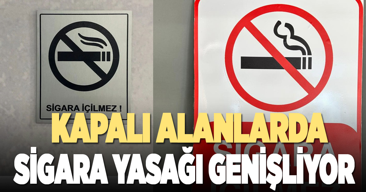 Kapalı alanlarda sigara yasağı genişliyor
