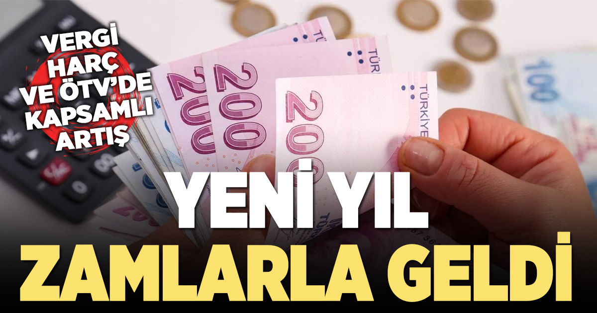 Yeni yılın ilk zammı: Benzin, alkol, sigara ve harçlara zam