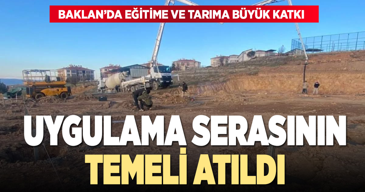Baklan’da eğitime ve tarıma büyük katkı