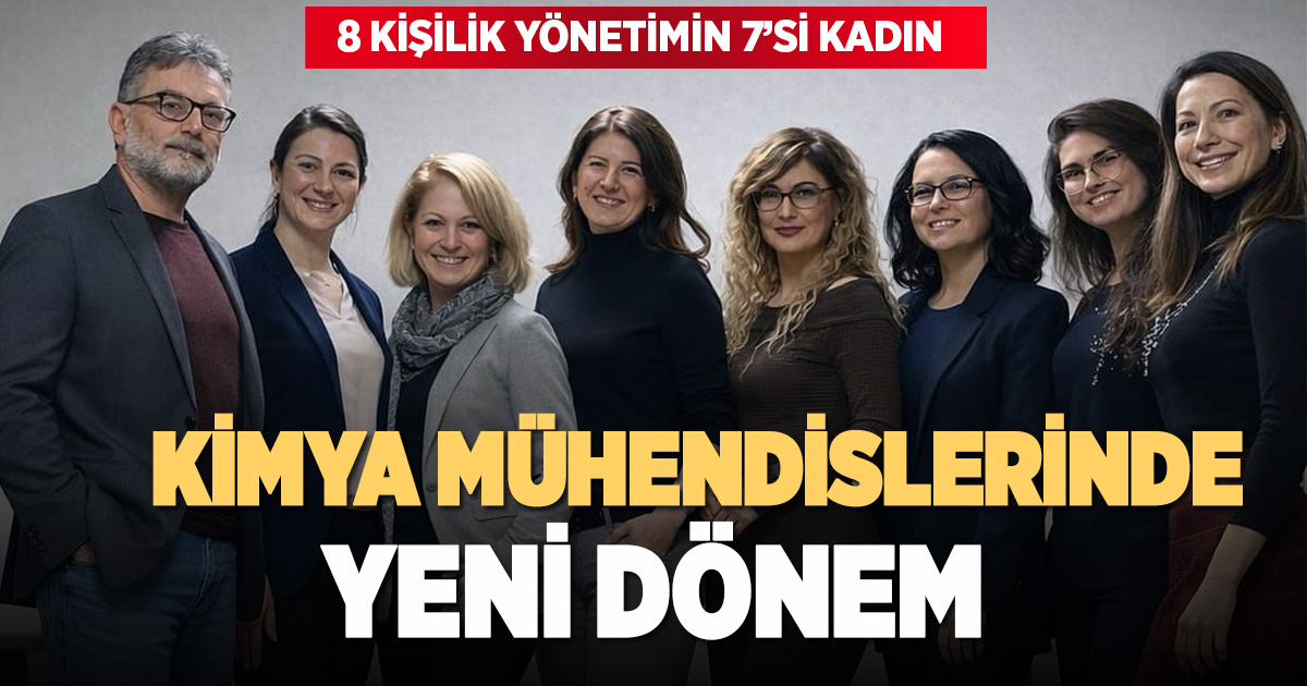 Kimya Mühendislerinde yeni yönetim görev dağılımı yaptı