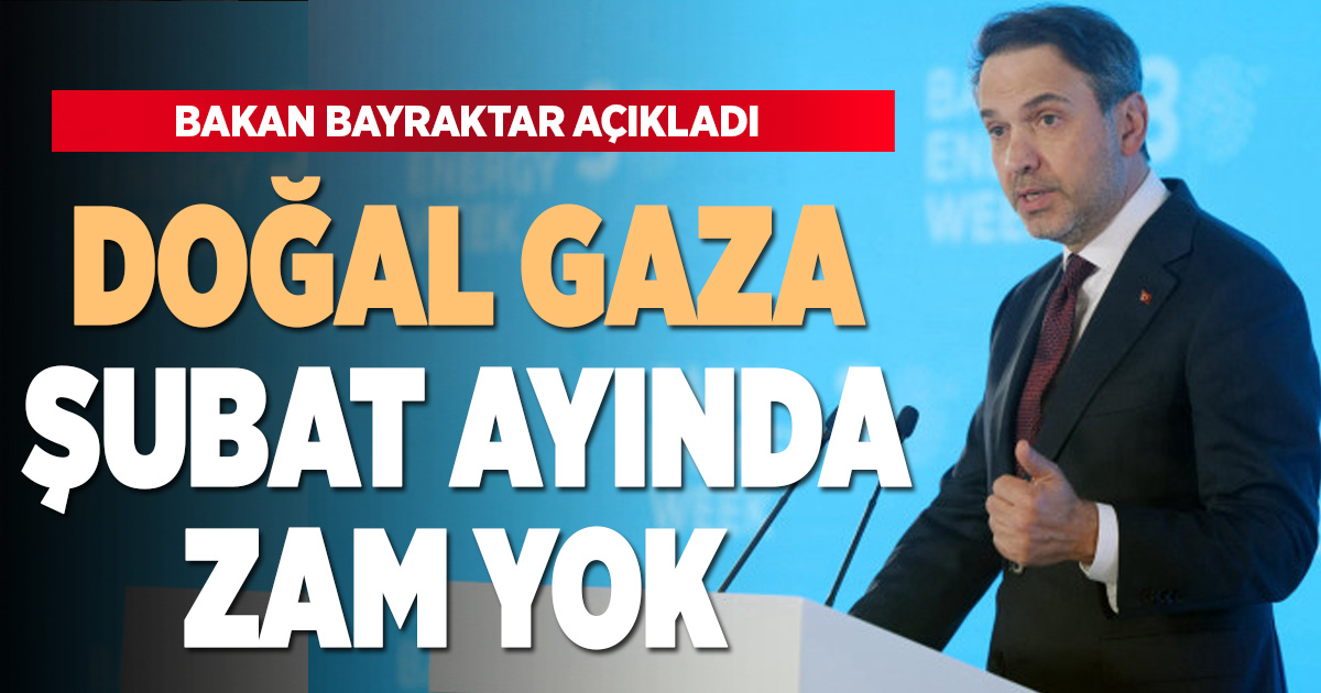 Bakan Bayraktar: 2026 doğalgazda ve yenilenebilir enerjide rekor yılı olacak