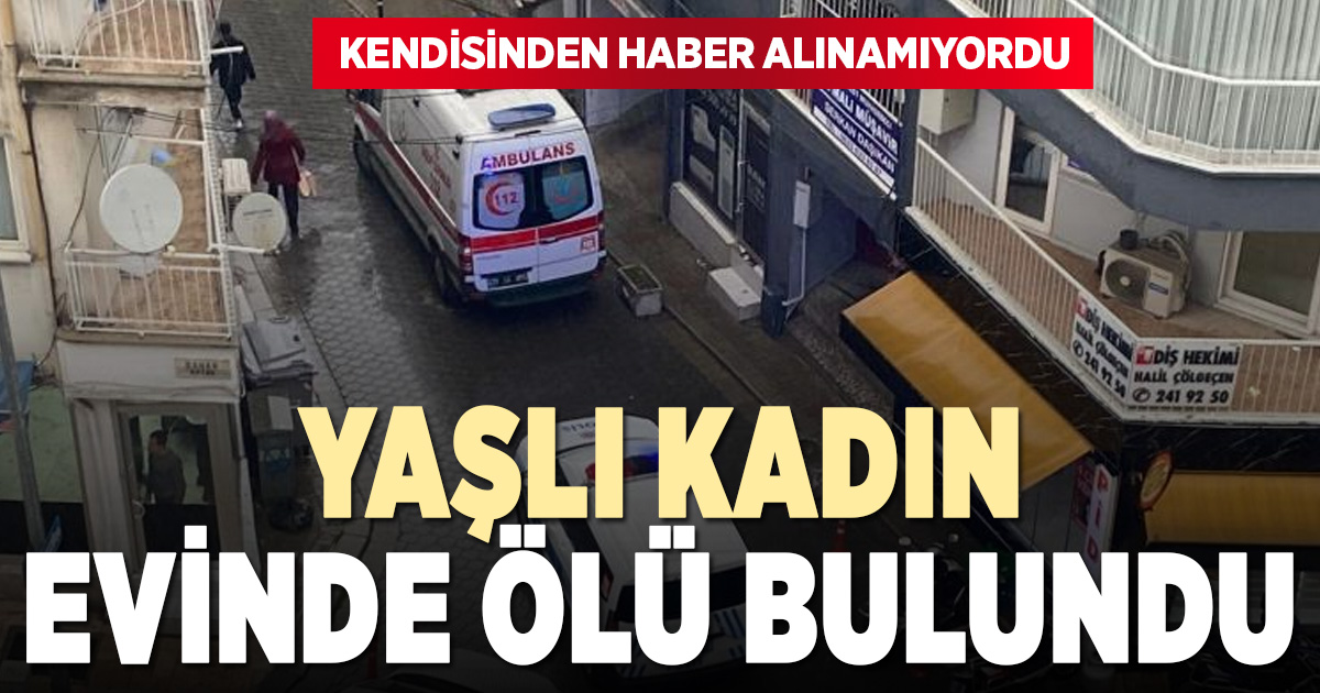 Yalnız yaşayan yaşlı kadın evinde ölü bulundu