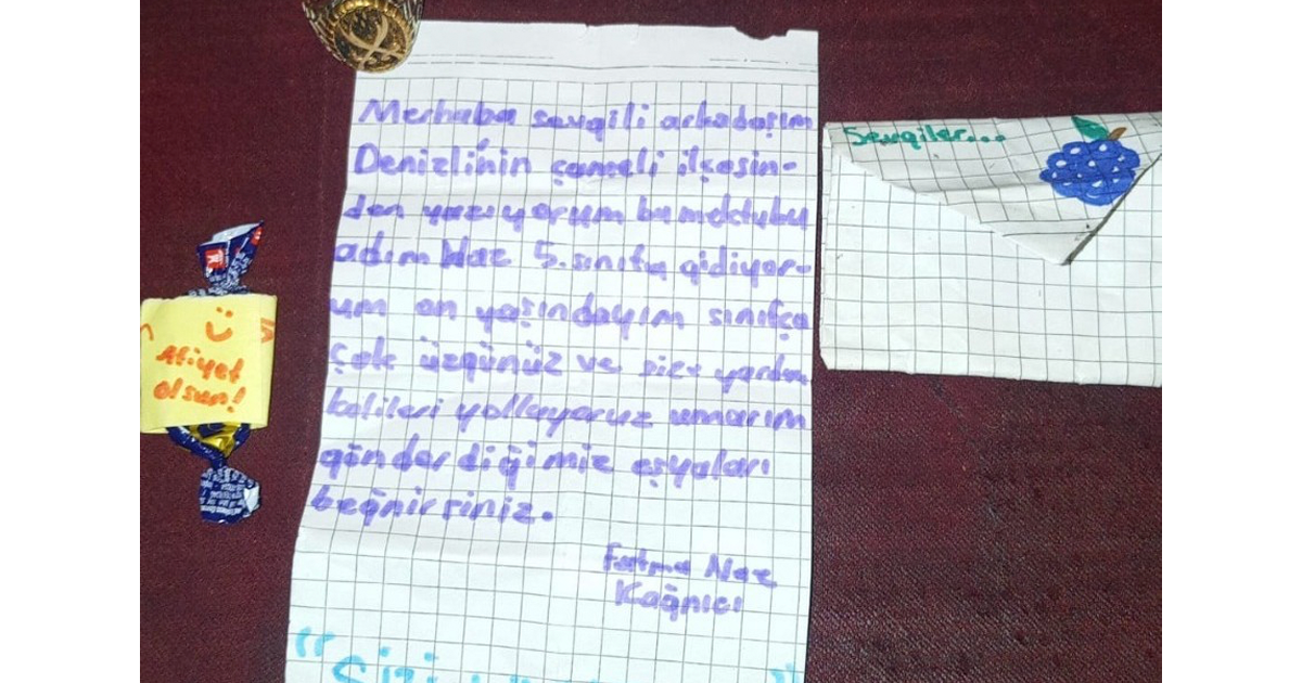 Küçük bir mektupla yıllar sonra gelen büyük vefa