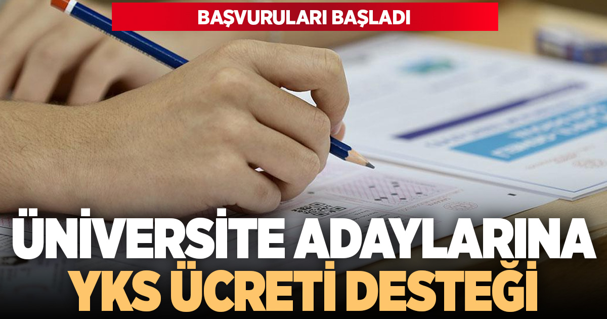 Sınav giriş ücreti müracaatları başladı