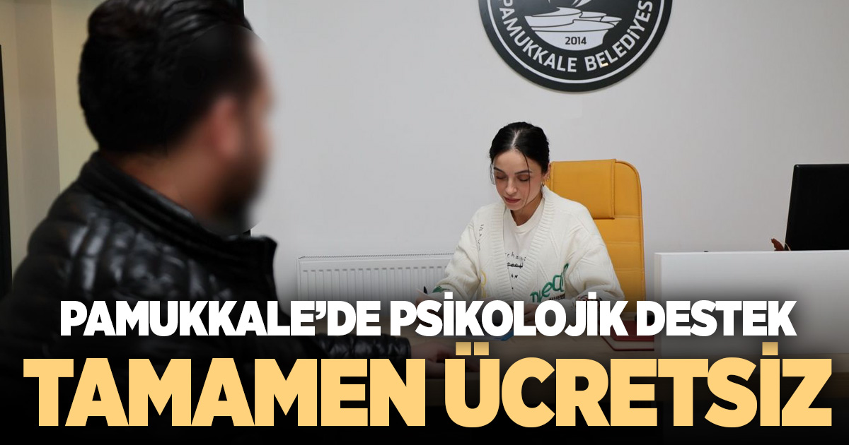 PAMUKKALE BELEDİYESİ’NDE PSİKOLOJİK DESTEK HİZMETİ TAMAMEN ÜCRETSİZ